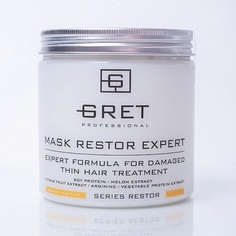 Маска для волос GRET Professional Маска для восстановления тонких волос MASK RESTOR EXPERT 500