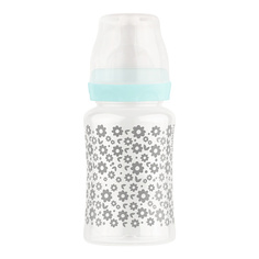 Бутылочка для детей LUBBY Бутылочка для кормления с соской молочной, широким горлом, с рождения