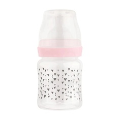 Бутылочка для детей LUBBY Бутылочка для кормления с соской молочной и широким горлышком, с рождения
