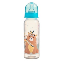 Бутылочка для детей LUBBY Бутылочка для кормления с соской молочной, с рождения