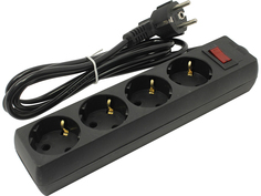 Удлинитель ExeGate EC-4-1.8B 4 Sockets 1.8m Black EX279396RUS