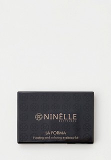 Набор для макияжа бровей Ninelle LA FORMA, №652, серо-коричневый