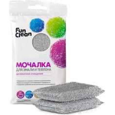 Мочалка для эмали и тефлона Fun Clean