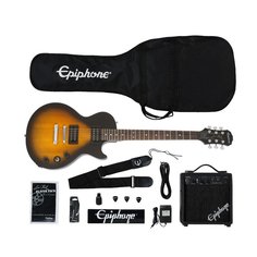 Les Paul Electric Guitar Player Pack Vintage Sunburst Epiphone