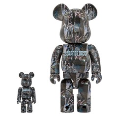 Фигура Bearbrick Medicom Toy Set Strange Days The Doors 400% and 100%
