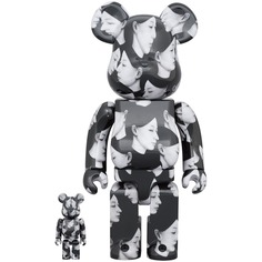 Фигура Bearbrick Medicom Toy Multiple Selves Black Scandal Yohji Yamamoto x Suzume Uchida 400% and 100%