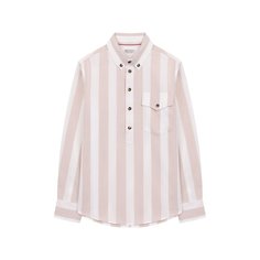Хлопковая рубашка Brunello Cucinelli