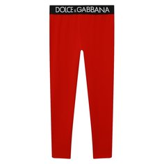 Хлопковые леггинсы Dolce & Gabbana