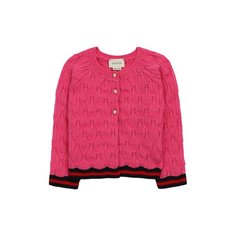Шерстяной кардиган фактурной вязки Gucci