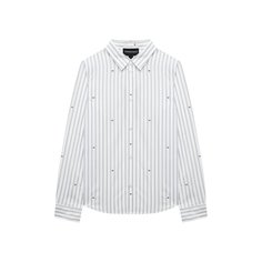 Хлопковая рубашка Emporio Armani