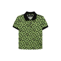 Хлопковое поло Versace