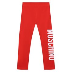 Хлопковые леггинсы Moschino