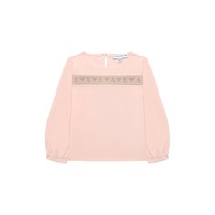 Хлопковая блузка Emporio Armani