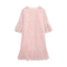 Платье из хлопка и вискозы Dolce & Gabbana