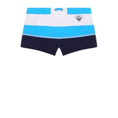 Плавки-шорты с логотипом бренда Armani Junior