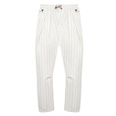 Хлопковые брюки Brunello Cucinelli