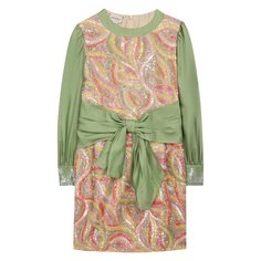 Платья Gucci Платье из хлопка и шелка Gucci