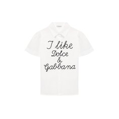 Хлопковая блузка Dolce & Gabbana