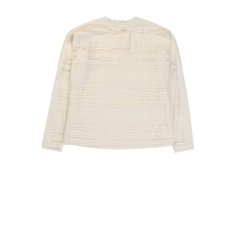 Блуза прямого кроя с оборками и кружевной отделкой Twinset