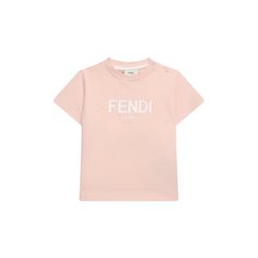 Хлопковая футболка Fendi