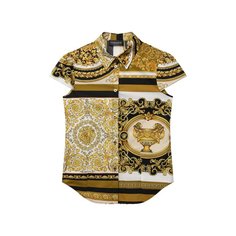 Хлопковая блузка Versace