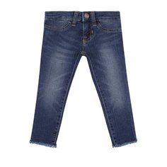 Джинсы с декоративными потертостями и необработанным краем Polo Ralph Lauren