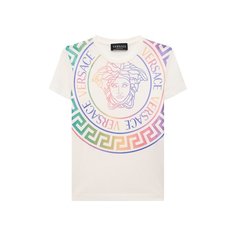 Хлопковая футболка Versace