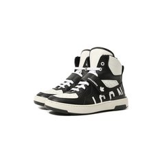 Высокие кожаные кеды Dsquared2