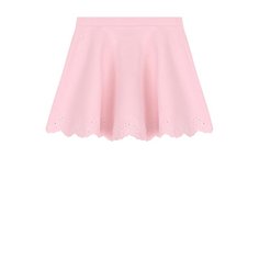 Юбка свободного кроя из смеси хлопка и полиэстера с фестонами Polo Ralph Lauren