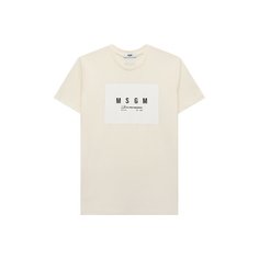 Футболки MSGM kids Хлопковая футболка MSGM kids