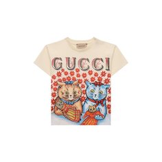 Хлопковая футболка Gucci