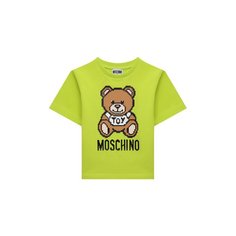 Хлопковая футболка Moschino