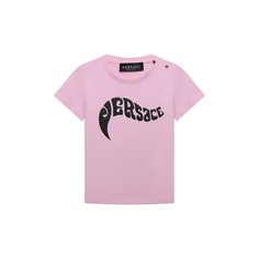 Хлопковая футболка Versace