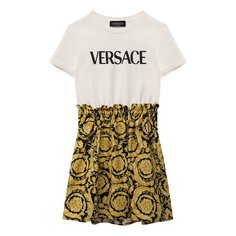 Хлопковое платье Versace