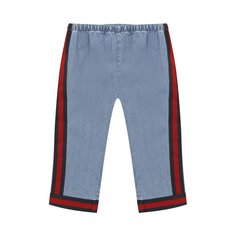 Джинсы с эластичным поясом Gucci