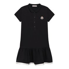 Хлопковое платье Moncler Enfant