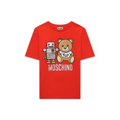 Хлопковая футболка Moschino