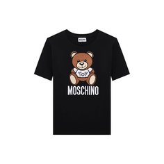 Хлопковая футболка Moschino