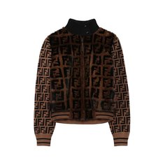Куртка с меховой отделкой Fendi