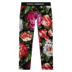 Хлопковые леггинсы Dolce & Gabbana