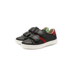 Кожаные кеды Gucci