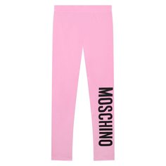 Хлопковые леггинсы Moschino