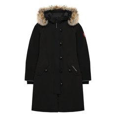 Пуховая парка Brittania с меховой отделкой капюшона Canada Goose