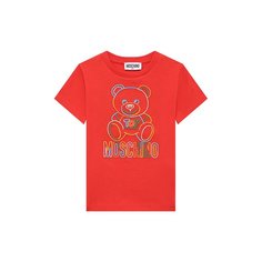 Хлопковая футболка Moschino
