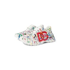 Кожаные кроссовки Dolce & Gabbana