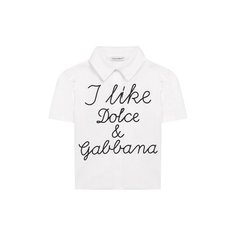 Хлопковая блузка Dolce & Gabbana