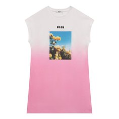 Хлопковое платье MSGM kids