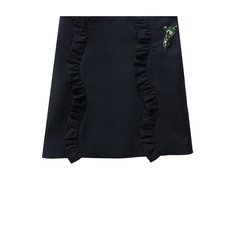 Юбки Vivetta Мини-юбка с аппликацией и оборками Vivetta