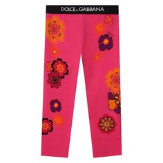 Хлопковые леггинсы Dolce & Gabbana