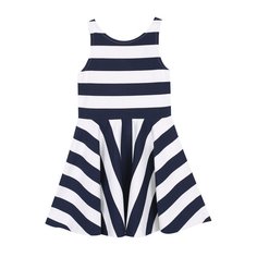 Расклешенное мини-платье в полоску Polo Ralph Lauren